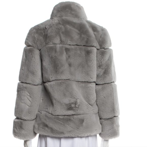 Apparis Faux Fur Jacket Smoke